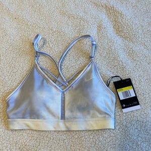 Nike Dri-FIT Indy Purple Tie Dye Padded Sports Bra Size S